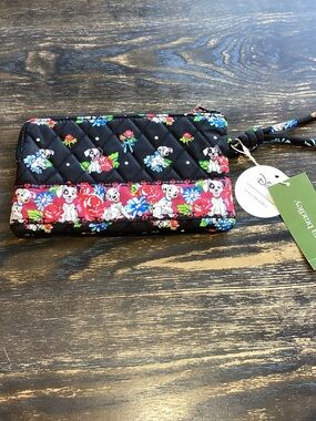 Vera Bradley x Disney 101 Dalmatians Cotton Zip Wristlet